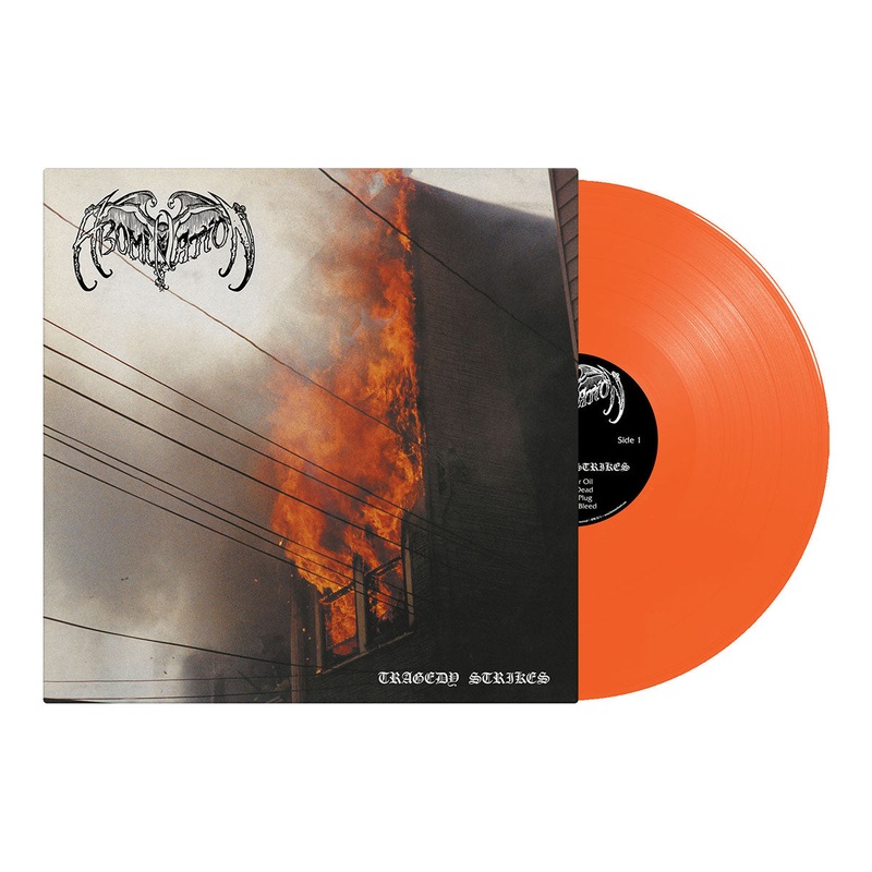 ABOMINATION – Tragedy Strikes LP (Transparent Orange Vinyl)
