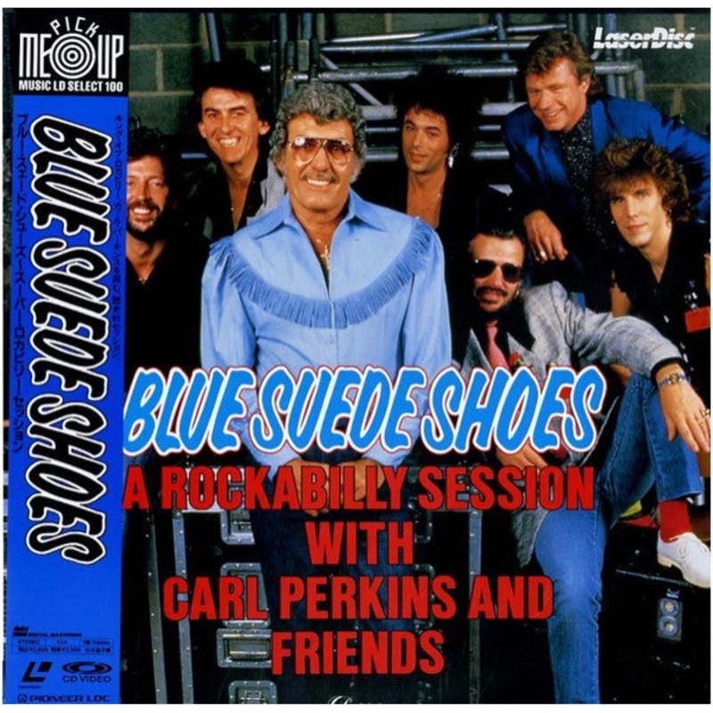 Carl Perkins & Friends – Blue Suede Shoes A Rockabilly Session With Carl Perkins And Friends – Laserdisc, 12, S/Sided, NTSC, CD  – Near Mint (NM or M-)