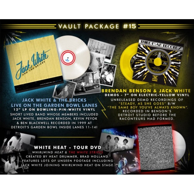 Jack White And The Bricks  Live On The Garden Bowl Lanes: July 9, 1999 Lp (Ltd White Bowling Pin Exclusive Vault Package 15)