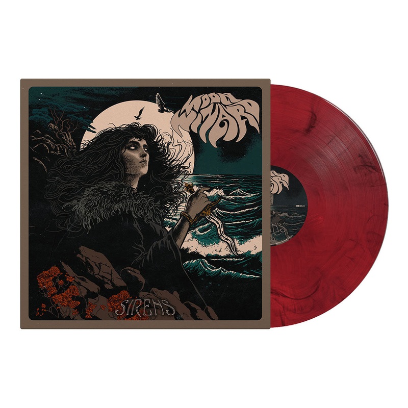 MOON WIZARD – Sirens LP (Transparent Red/Black Marble Vinyl)