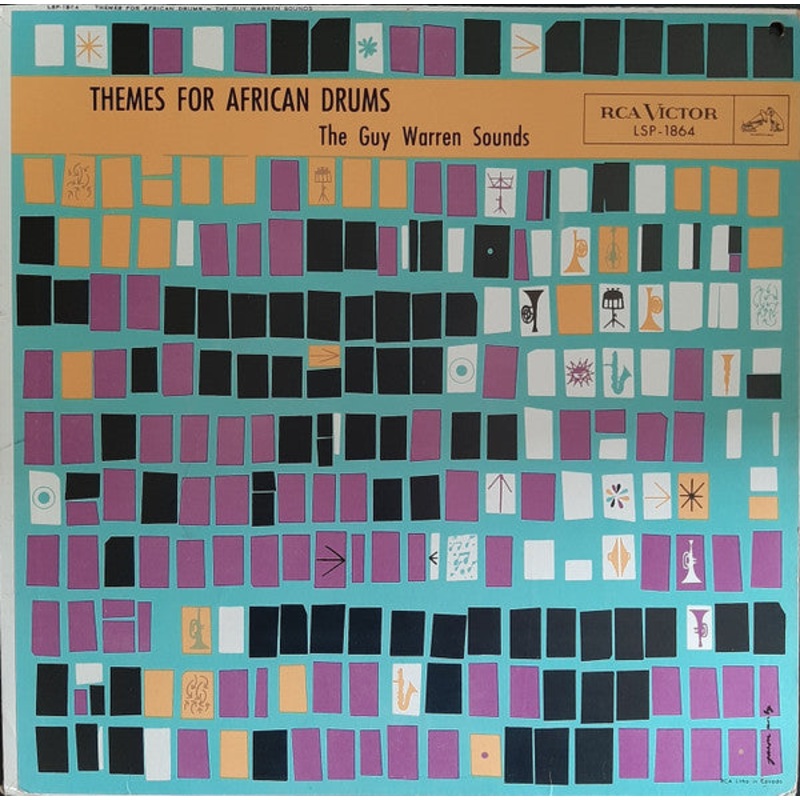 The Guy Warren Sounds – Themes For African Drums – LP, Album – Very Good (VG)