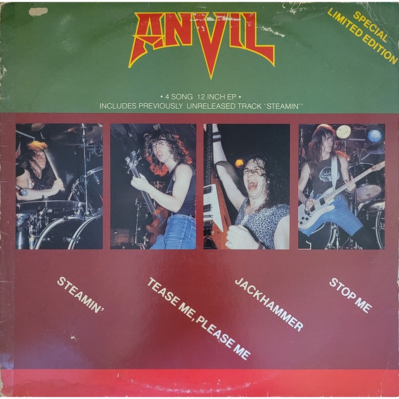 Anvil – Stop Me / Tease Me Please 12 Single (Limited edition EP)