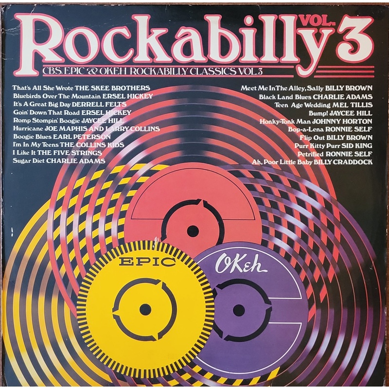 Various  CBS, Epic & Okeh Rockabilly Classics Vol. 3 – Rockabilly Vol. 3 Lp