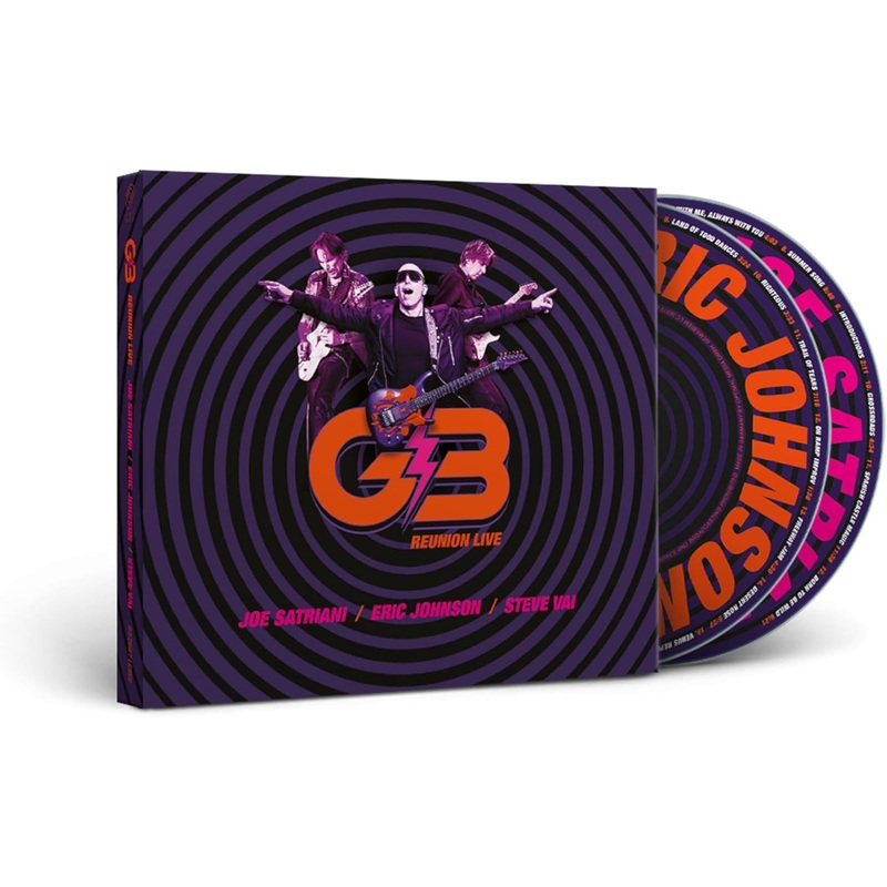2CD – Joe Satriani, Eric Johnson, Steve Vai – G3: 25th Anniversary Reunion Tour