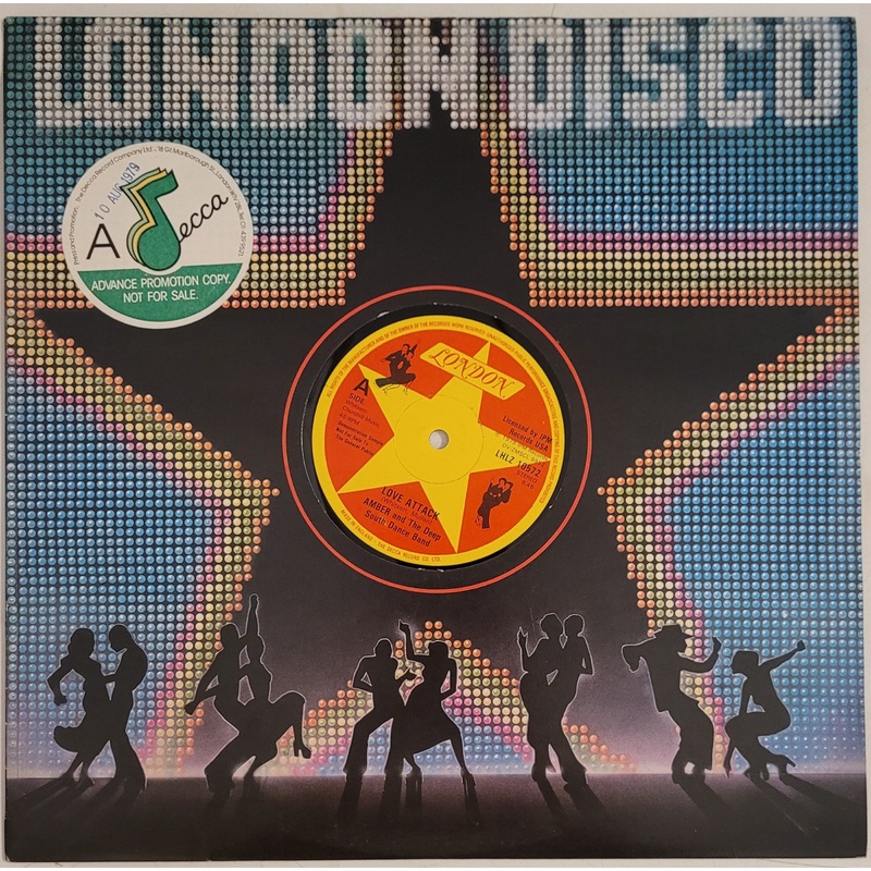 Amber And The Deep South Dance Band  Love Attack 12 Single (Promo)