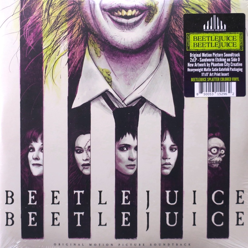 ‘BEETLEJUICE BEETLEJUICE’ Soundtrack Beetlejuice Splatter Vinyl 2LP