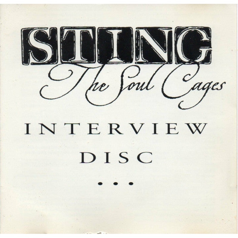 USED CD – Sting  The Soul Cages – Interview Disc