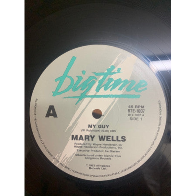 Mary Wells – My Guy – 12, Single – Mint (M)