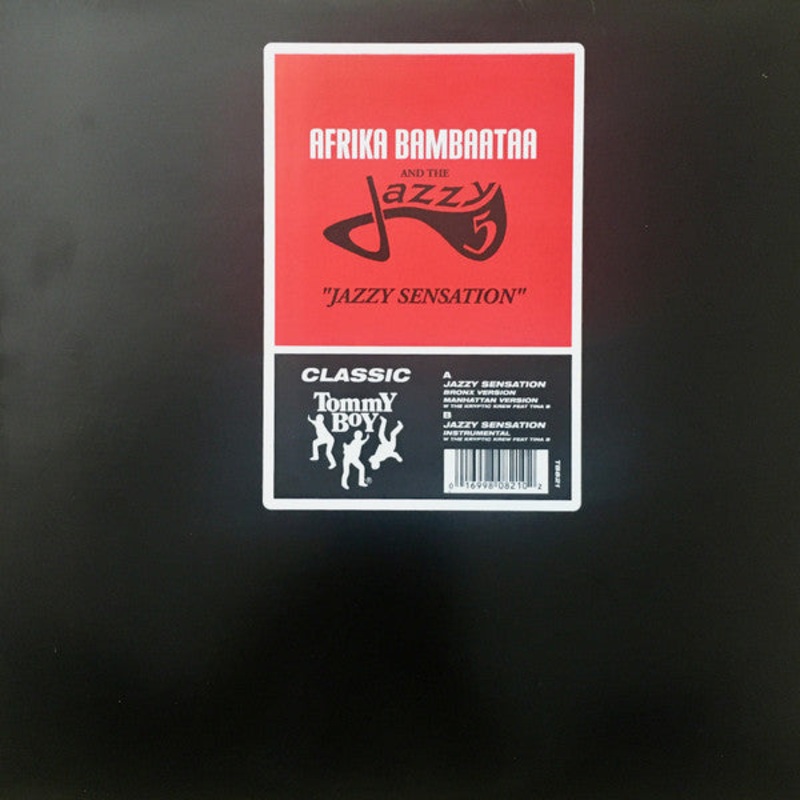 Afrika Bambaataa & The Jazzy 5 / The Kryptic Krew Feat Tina B – Jazzy Sensation – 12, RE – Near Mint (NM or M-)