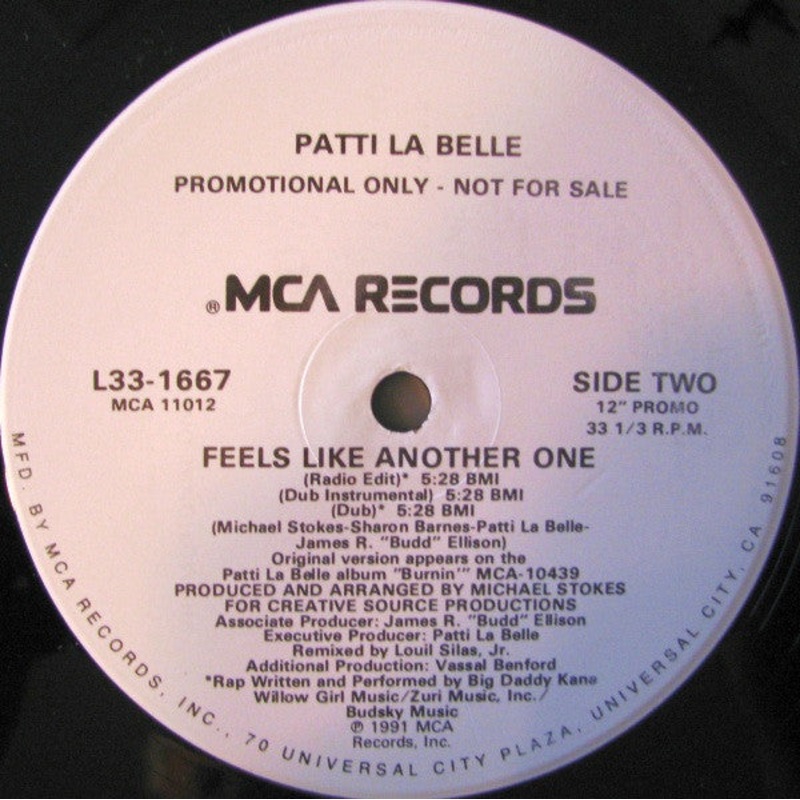 Patti LaBelle – Feels Like Another One – 12, Promo – Very Good Plus (VG+)