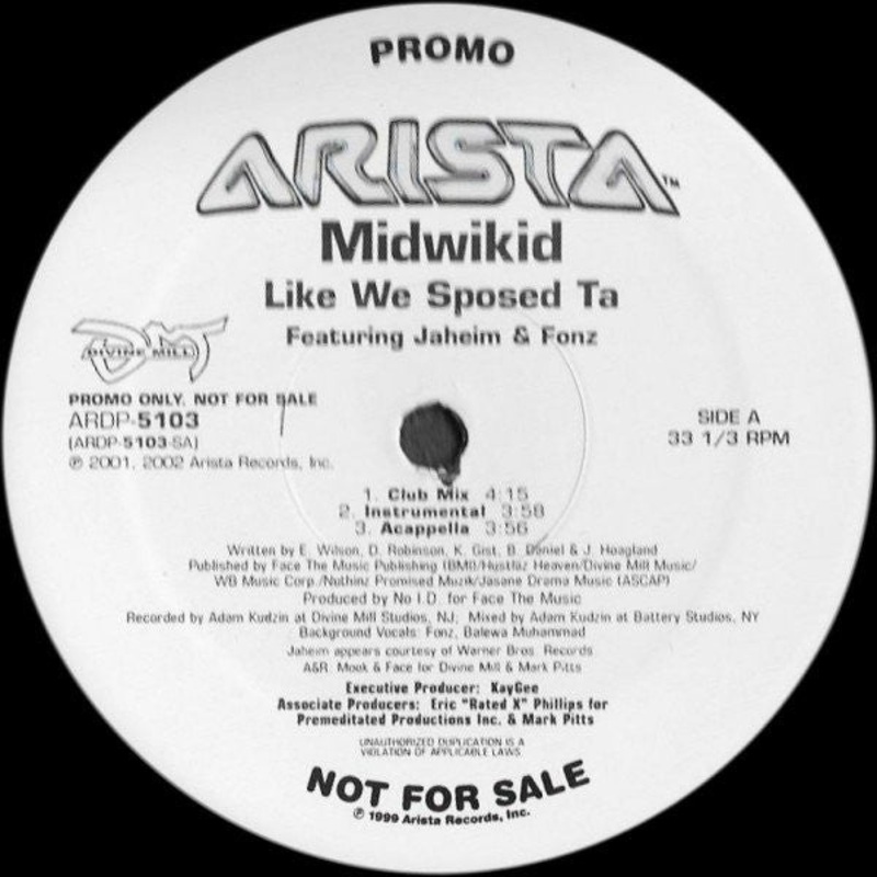 Midwikid – Like We Sposed Ta / Debo – 12, Promo – Near Mint (NM or M-)
