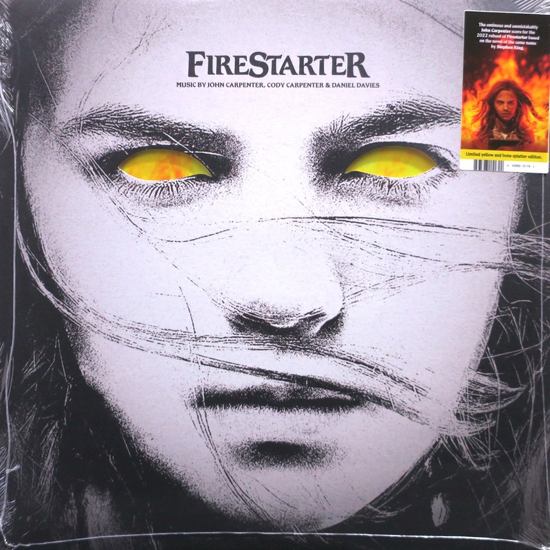 ‘FIRESTARTER’ Soundtrack John Carpenter YELLOW/BONE Vinyl LP