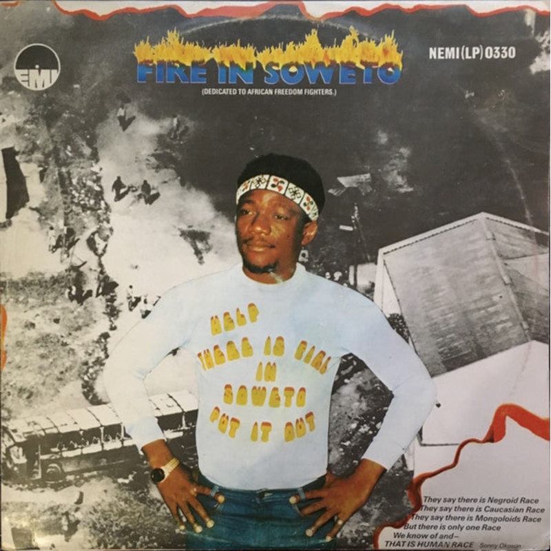 Sonny Okosun – Fire In Soweto – LP, Album – Very Good (VG)