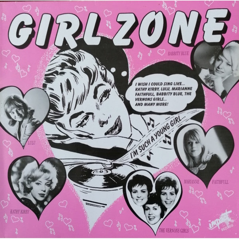 Various – Girl Zone – LP, Comp, Mono – Very Good Plus (VG+)