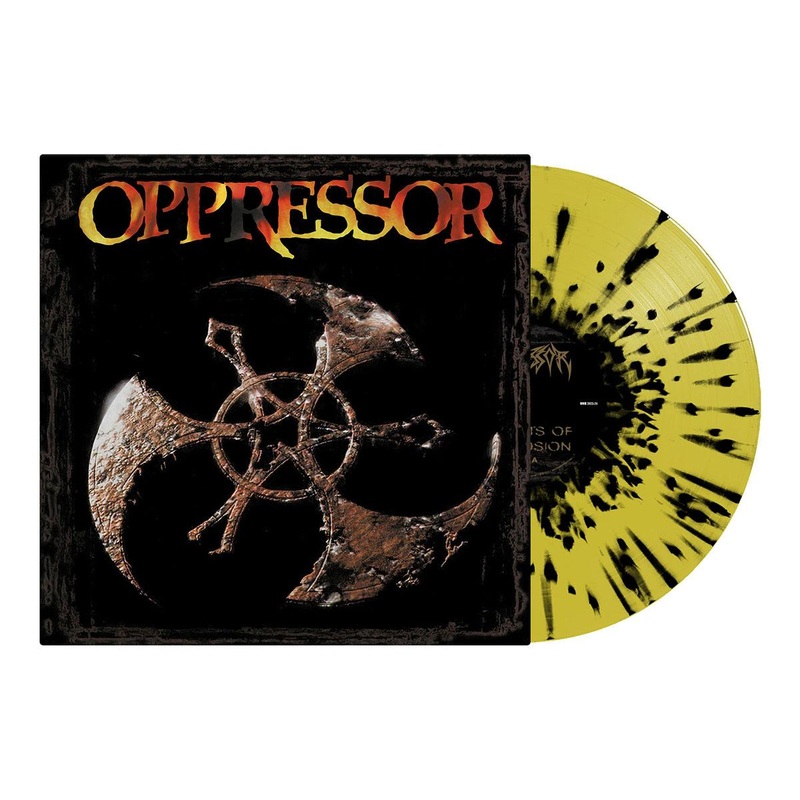 OPPRESSOR – Elements Of Corrosion LP (Transparent Yellow/Black Splatter Vinyl)