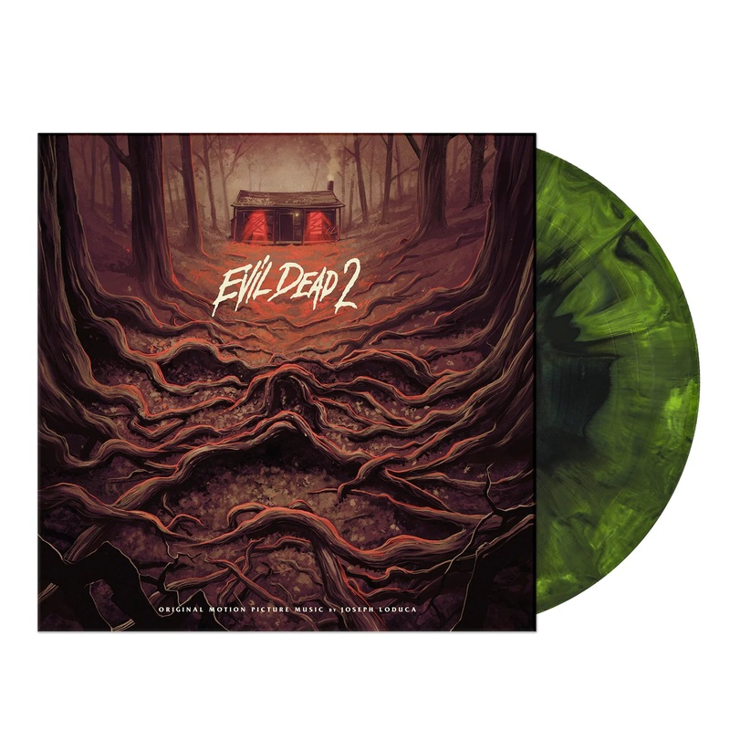 ‘EVIL DEAD 2’ Soundtrack 180g The Woods GREEN/BLACK Vinyl LP