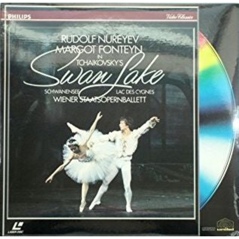 Rudolf Nureyev, Margot Fonteyn, Pyotr Ilyich Tchaikovsky, Wiener Staatsopernballett – Swan Lake – Laserdisc, 12, Album, NTSC – Near Mint (NM or M-)