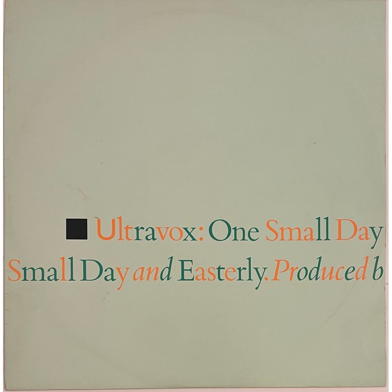 Ultravox – One Small Day (Special Re-Mix) 12 Single