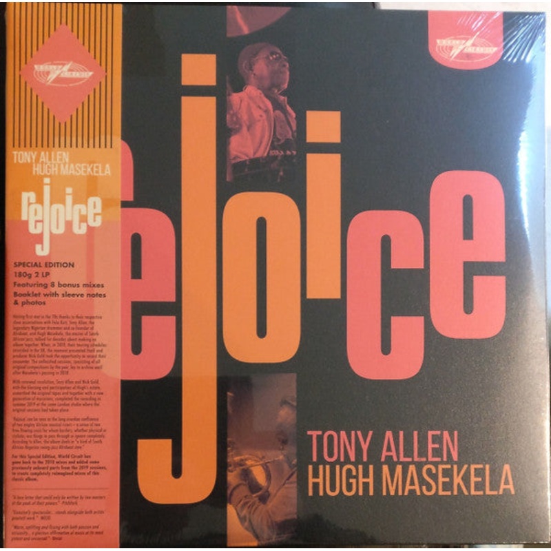 Tony Allen And Hugh Masekela – Rejoice – 2xLP, Album, RE, S/Edition, 180 – Mint (M)