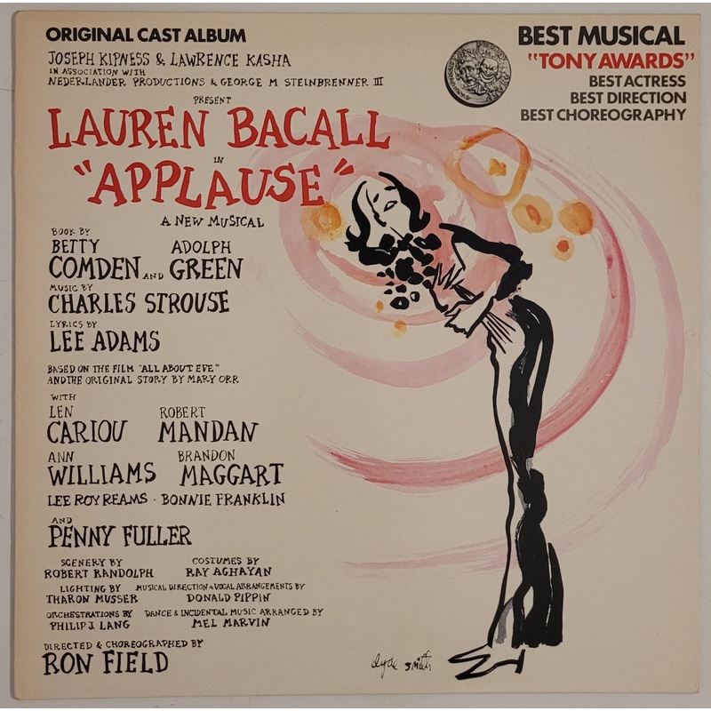 Lauren Bacall – Applause (Original Broadway Cast Album) Lp