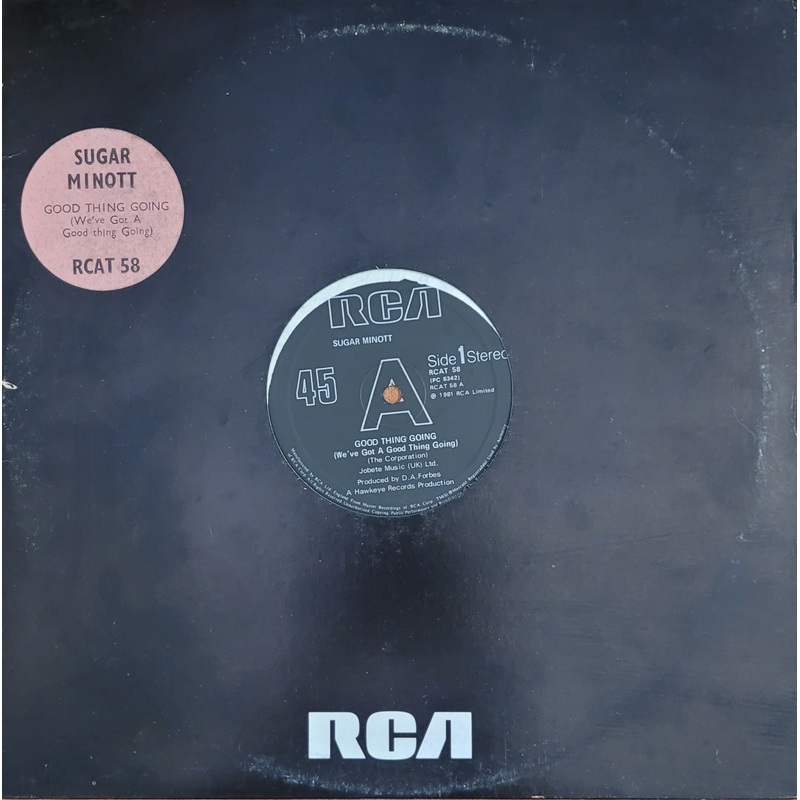 Sugar Minott / Session In Sesssion – Good Thing Going / Bad Things 12 Single