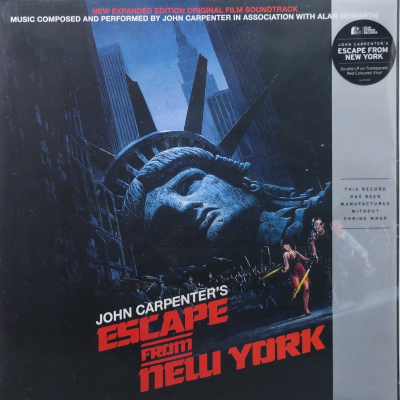 ‘ESCAPE FROM NEW YORK’ Soundtrack RED Vinyl 2LP