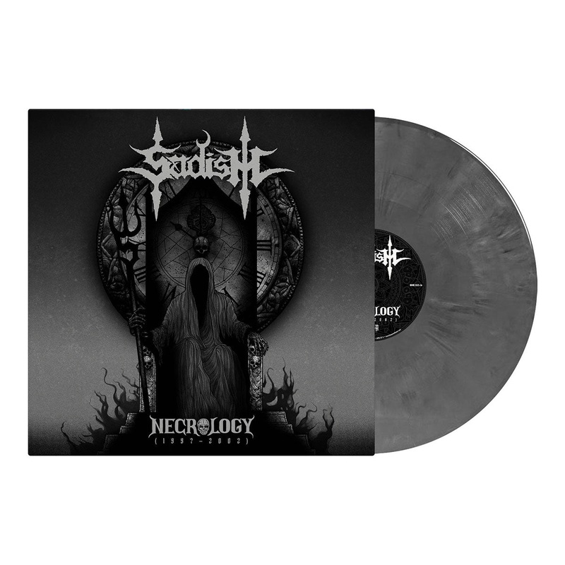 SADISM – Necrology (1997-2002) LP (White/Black Marble Vinyl) (Pre-order)