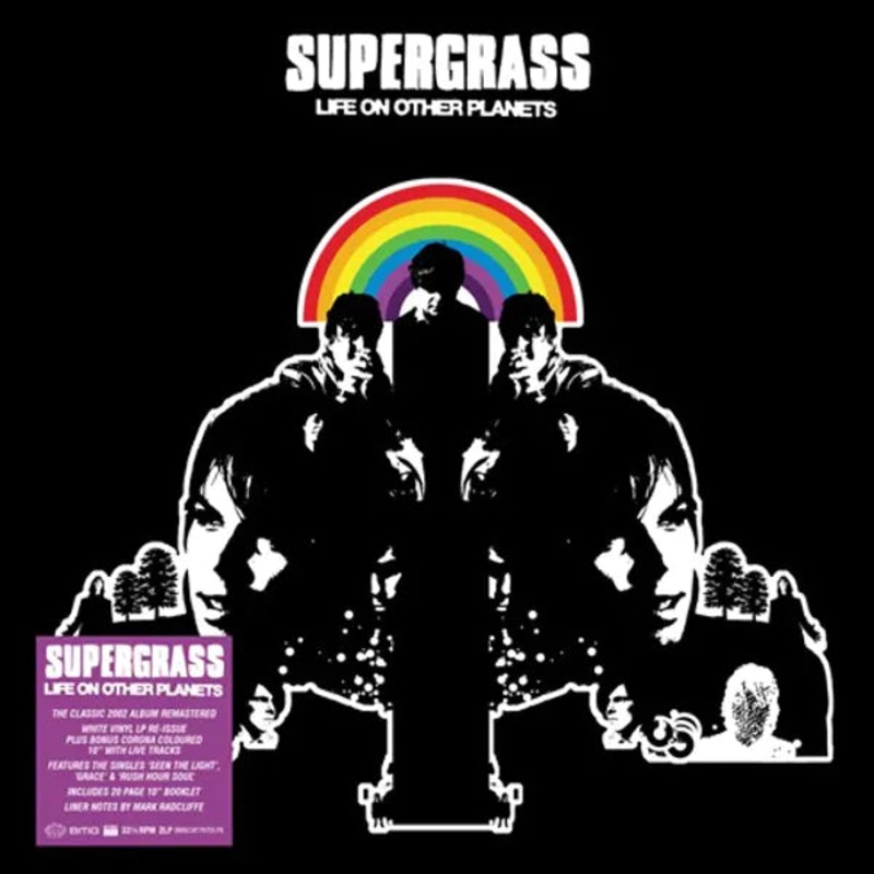 Supergrass – Life On Other Planets Lp (Ltd White + Bonus Black/Green 10 Live Ep)
