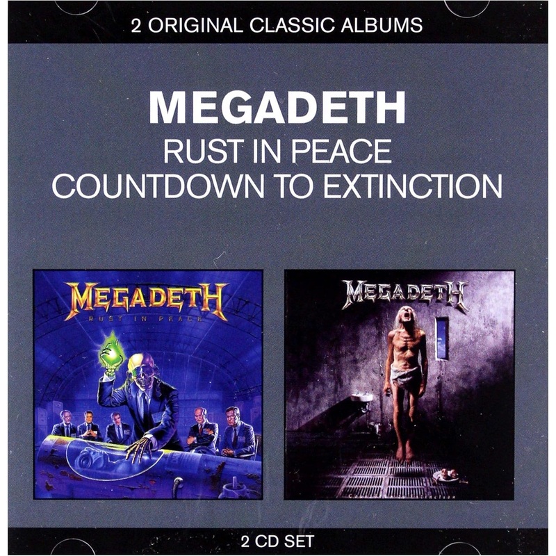 2CD – Megadeth – Rust In Peace / Countdown to Extinction