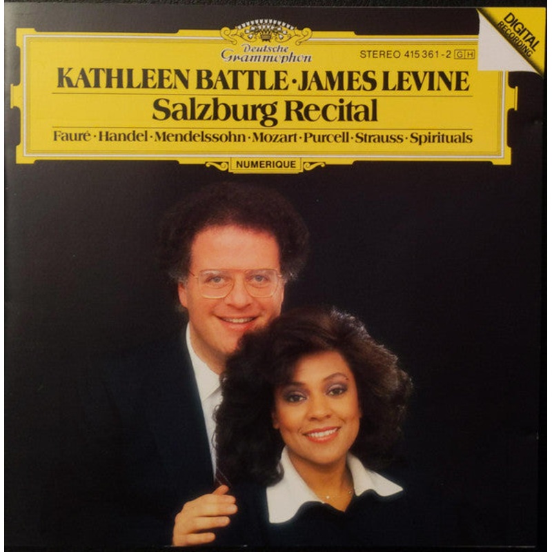 USED CD – Kathleen Battle, James Levine  Salzburg Recital