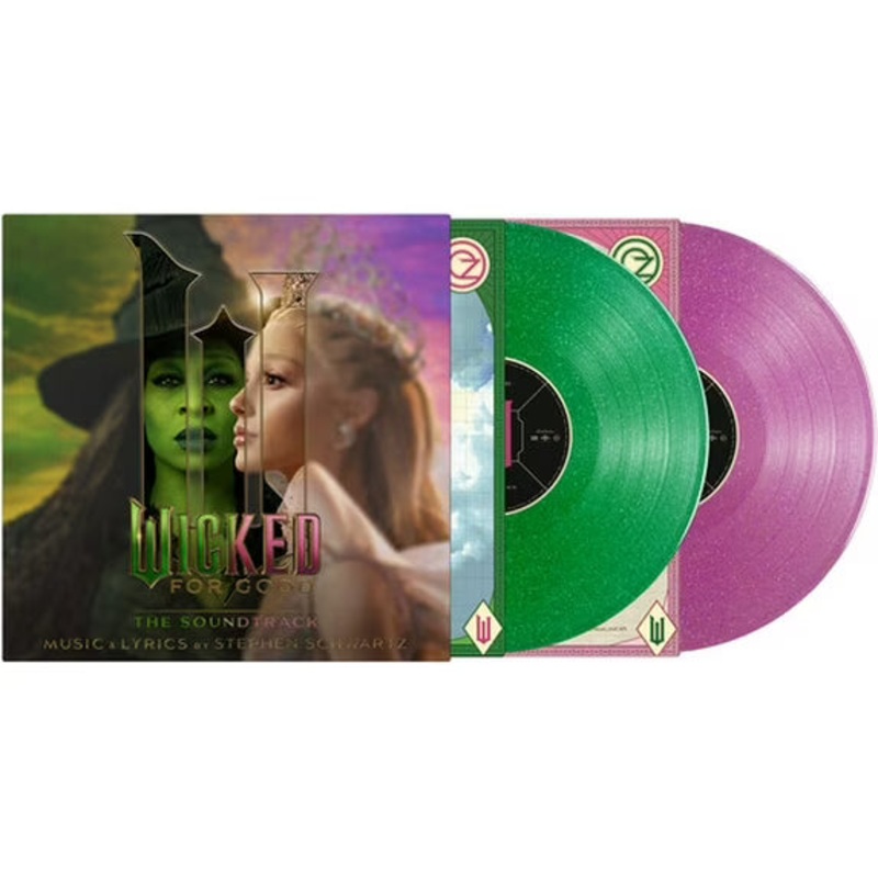 Wicked: For Good – The Soundtrack (Various Artists) – Walmart Exclusive Pink & Green Glitter Vinyl USA IMPORT