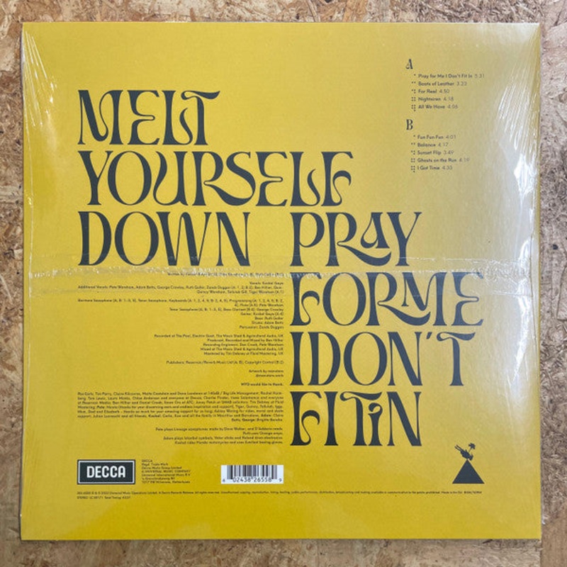Melt Yourself Down – Pray For Me I Don’t Fit In – LP, Album – Mint (M)
