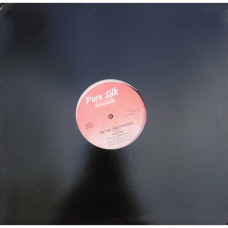 Pure Silk Featuring The Blackstones – I’m The One For You / Rub A Dub 12 Single