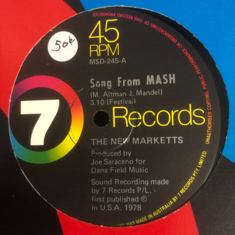 The Marketts – Song From M*A*S*H – 12 – Very Good (VG)