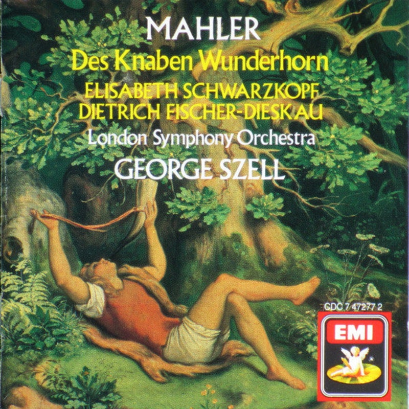 USED CD – Mahler – Elisabeth Schwarzkopf, Dietrich Fischer-Dieskau, London Symphony Orchestra, George Szell  Des Knaben Wunderhorn