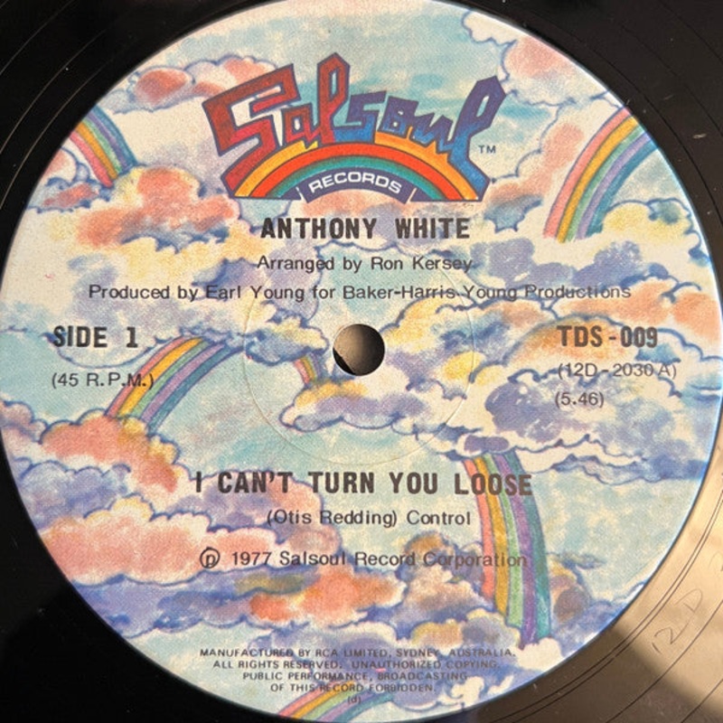 Anthony White – I Can’t Turn You Loose / Block Party – 12 – Very Good Plus (VG+)