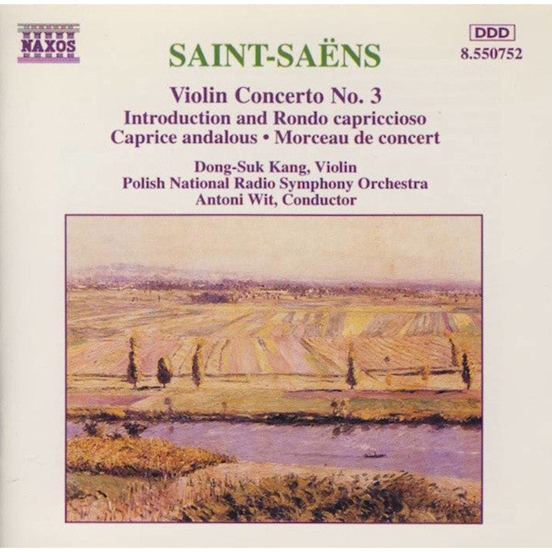 USED CD – Saint-Sans, Dong-Suk Kang, Polish National Radio Symphony Orchestra, Antoni Wit  Violin Concerto No. 3  Introduction And Rondo Capriccioso  Caprice Andalous  Morceau De Concert