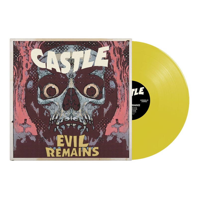 CASTLE – Evil Remains LP (Transparent Yellow Vinyl)