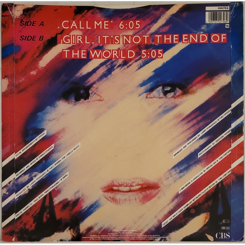 Spagna – Call Me 12 Single