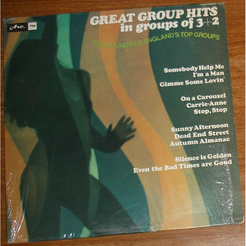 The Sounds Of England’s Top Groups – Great Group Hits In Groups Of 3+2 – LP, Album – Very Good (VG)