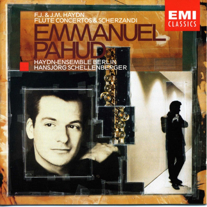 USED CD – F.J. & J.M. Haydn – Emmanuel Pahud, Haydn-Ensemble Berlin, Bernhard Hartog, Hansjrg Schellenberger  Flute Concertos & Scherzandi