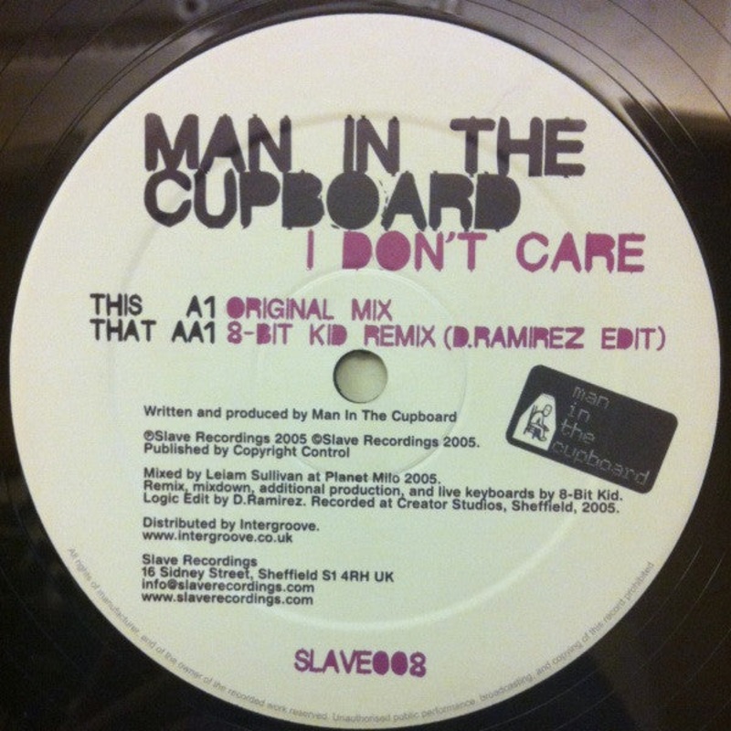 Man In The Cupboard – I Don’t Care – 12 – Very Good (VG)