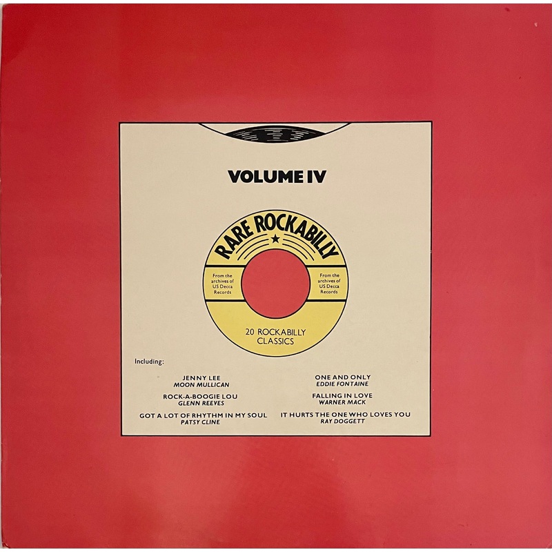 Various – Rare Rockabilly Volume IV Lp