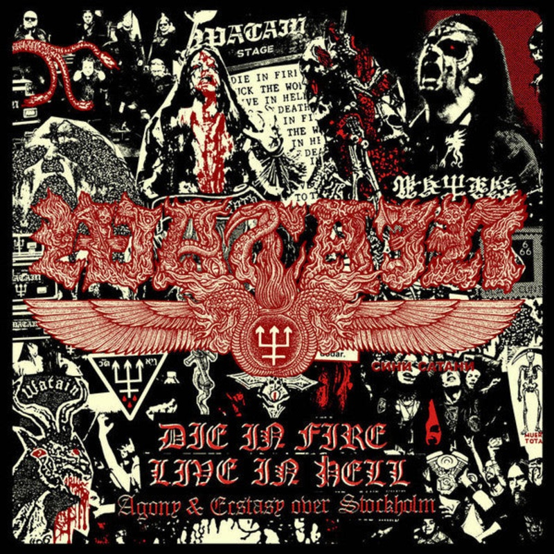 WATAIN – Die In Fire Live In Hell (Agony & Ecstasy Over Stockholm) 2-LP (Red & Yellow Vinyl)