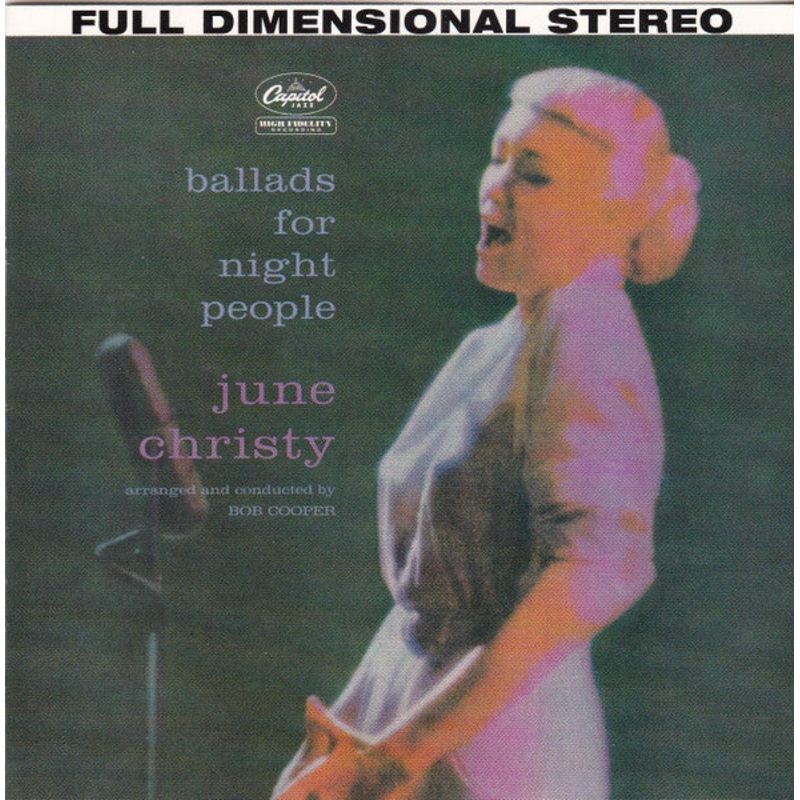 USED CD  – June Christy  Ballads For Night People