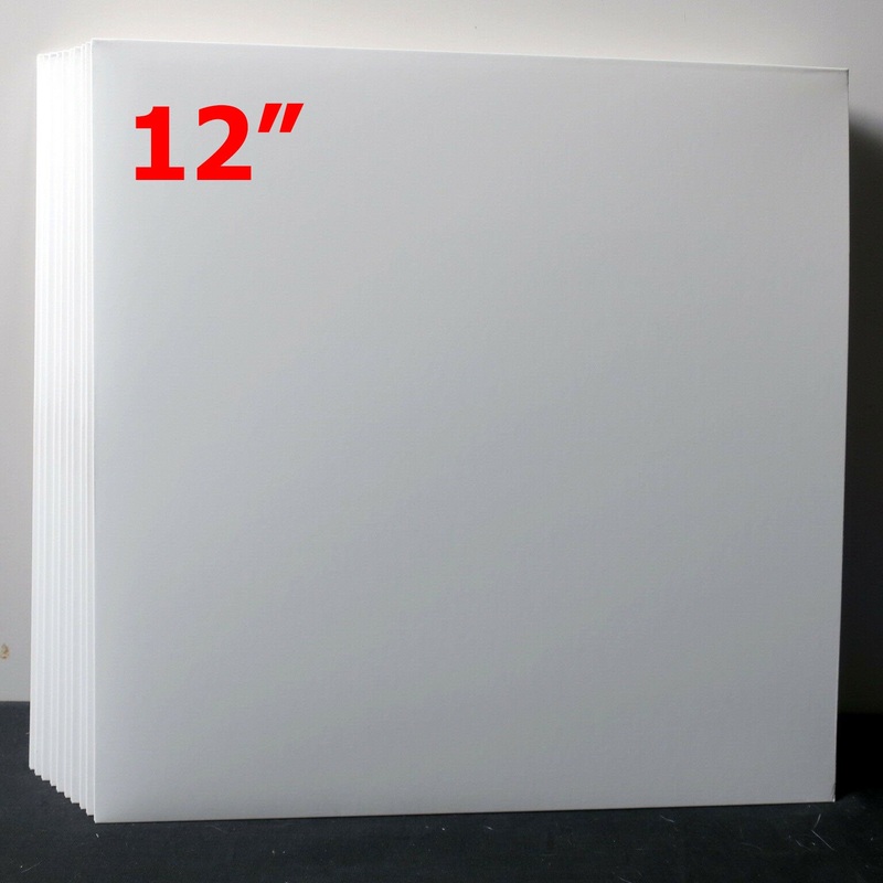 12 Outer Sleeves Card no Hole WHITE