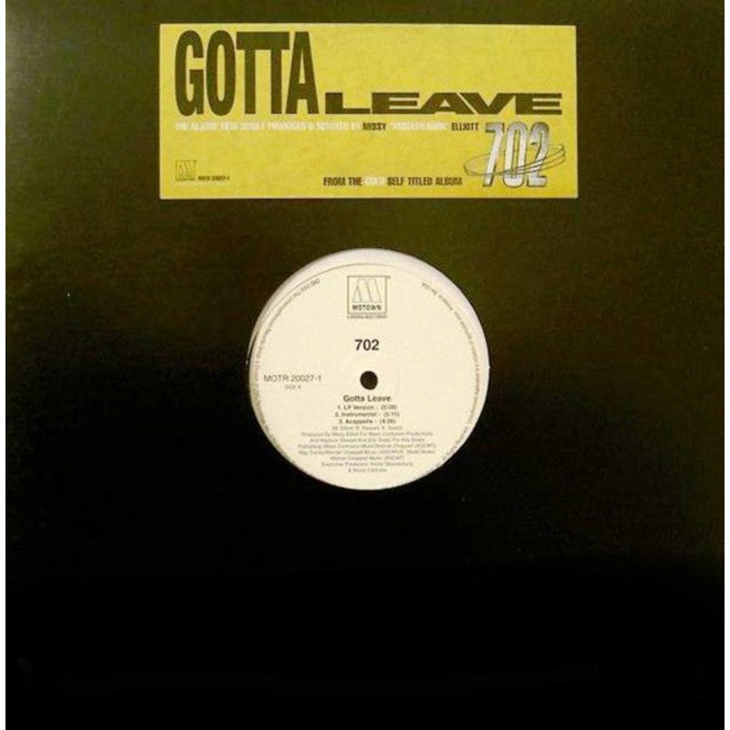 702 – Gotta Leave – 12, Promo – Very Good Plus (VG+)