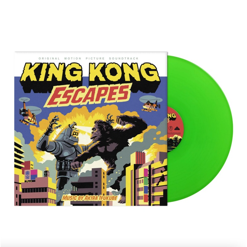 ‘KING KONG ESCAPES’ (1967) Soundtrack GREEN Vinyl LP