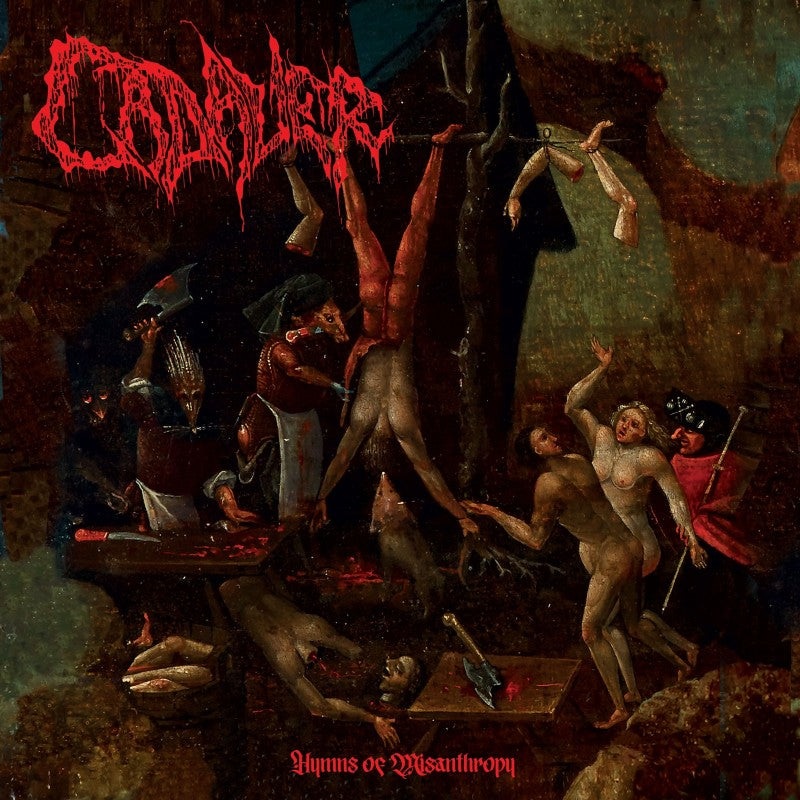 CADAVER – Hymns Of Misanthropy LP (Red/Black Splatter Vinyl)