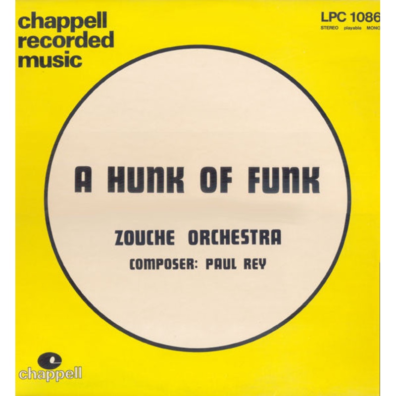 Zouche Orchestra – A Hunk Of Funk – LP – Very Good Plus (VG+)